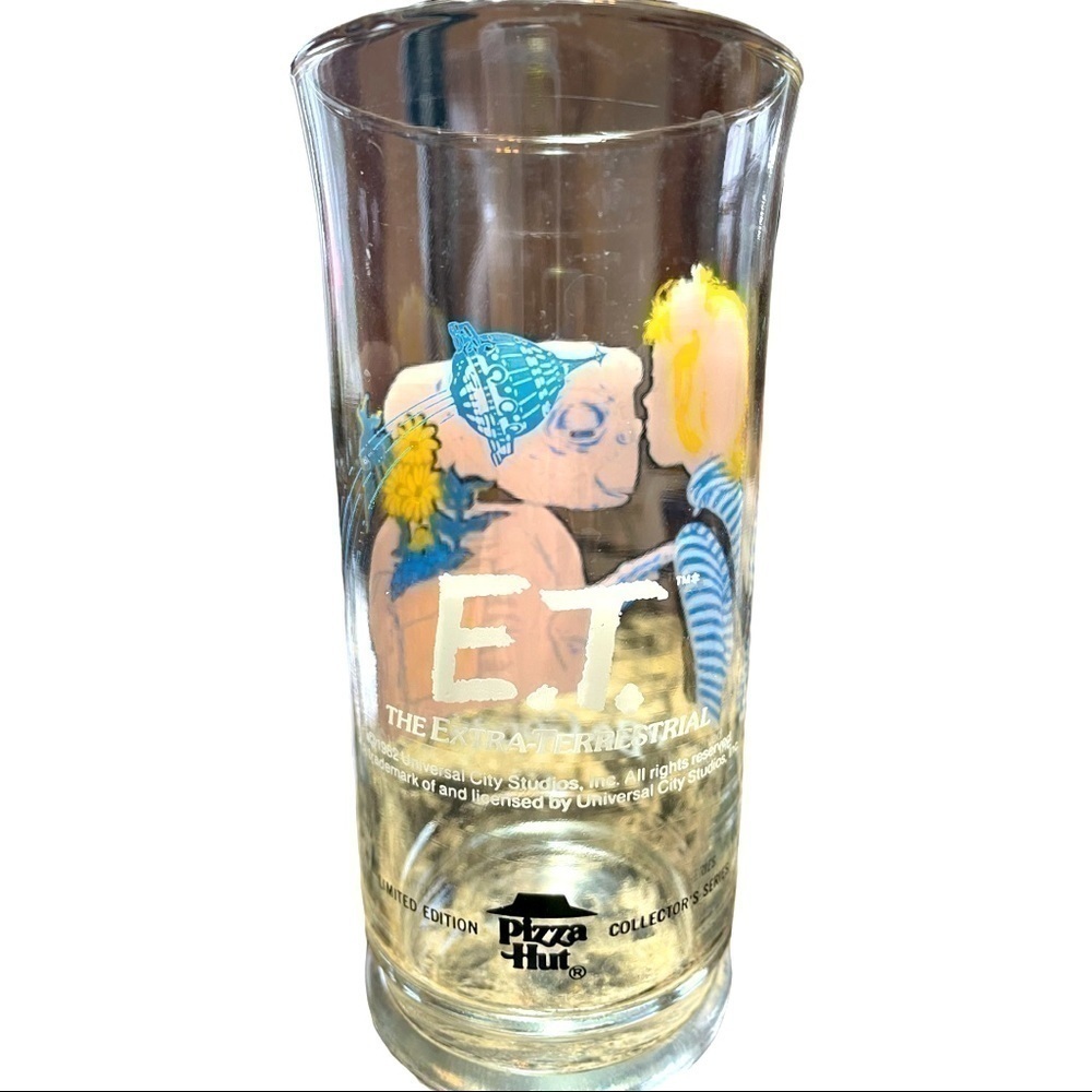 ET collectible water glass, Pizza Hut promo from the 80’s - Picture 2 of 3